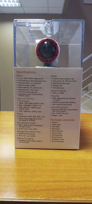 Polaroid HD Professional Action Camera XS100 Extreme Edition